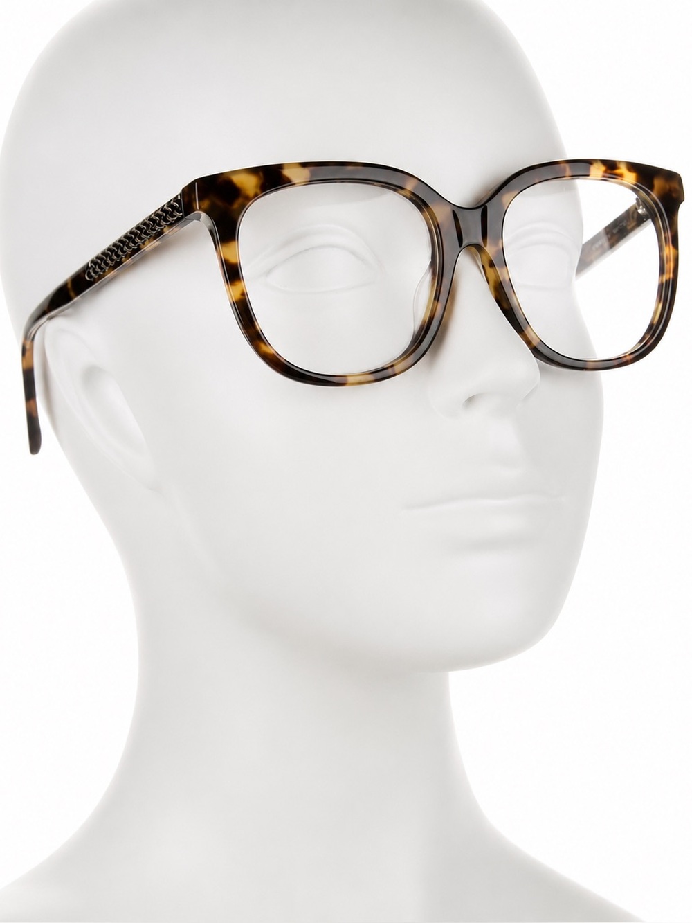 Stella McCartney Havana Tortoiseshell Optical Eyeglass Frames